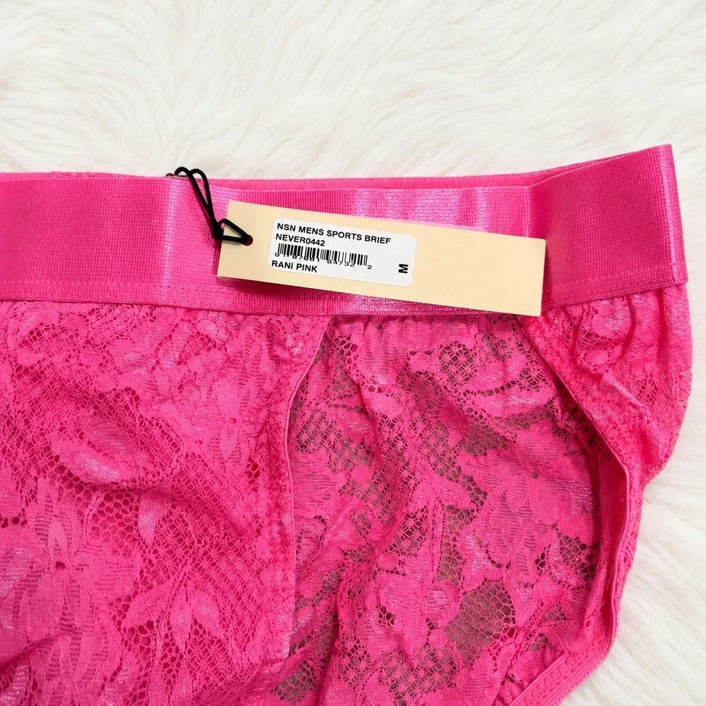 COSABELLA Never Say Never Men's Sports Brief Rani Pink / Size M - NWT